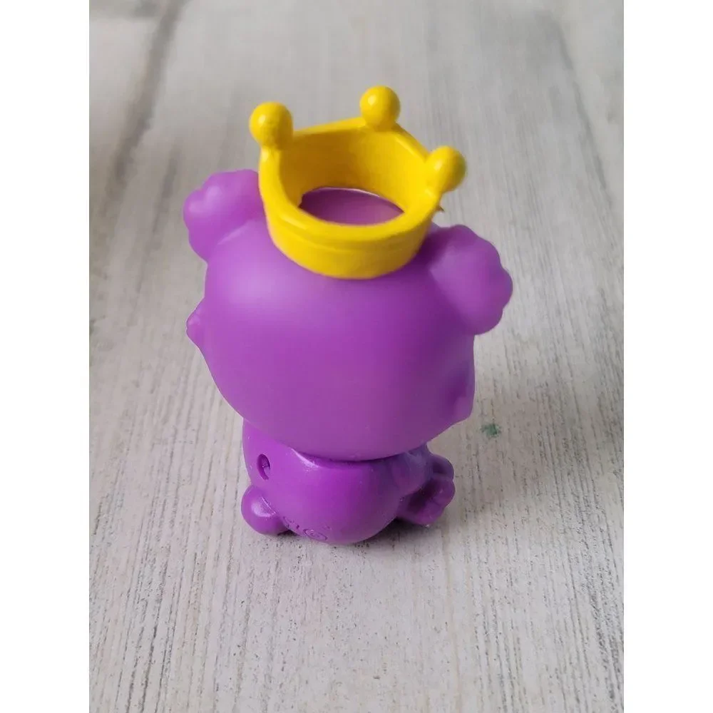Purple‎ teddy bear bath toy Crown Princess Royal toy figure